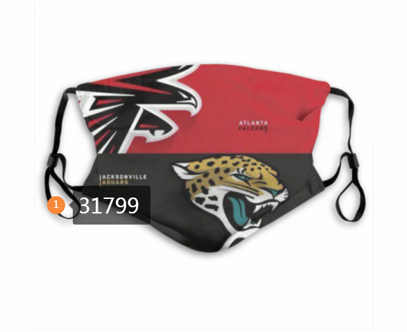 NFL Atlanta Falcons 1562020 Dust mask with filter->nfl dust mask->Sports Accessory